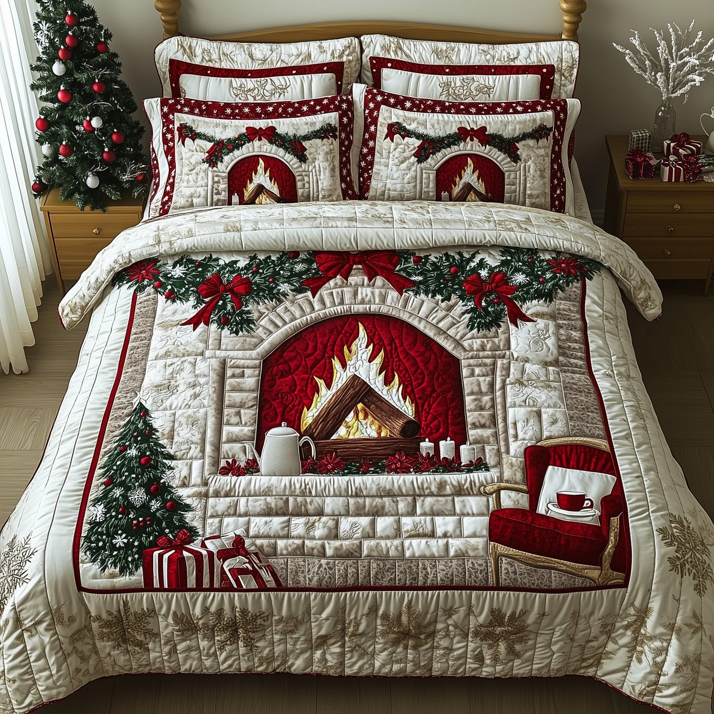 Cozy Hearth Duvet Cover Set GFTOTP12941