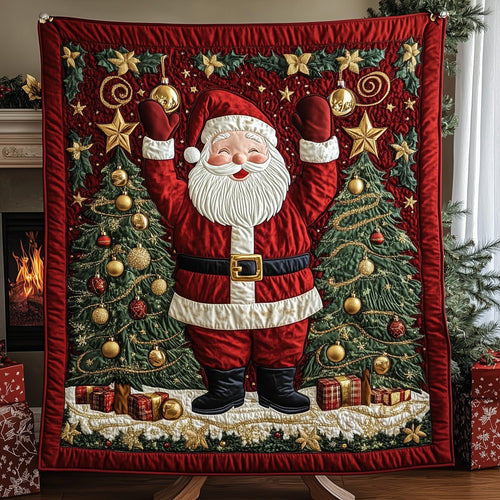 Santa Workshop Quilted Blanket GFTOTP12961