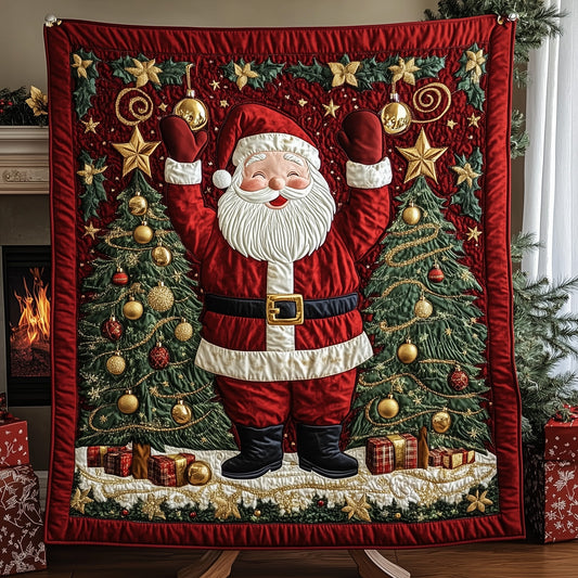 Santa Workshop Quilted Blanket GFTOTP12961