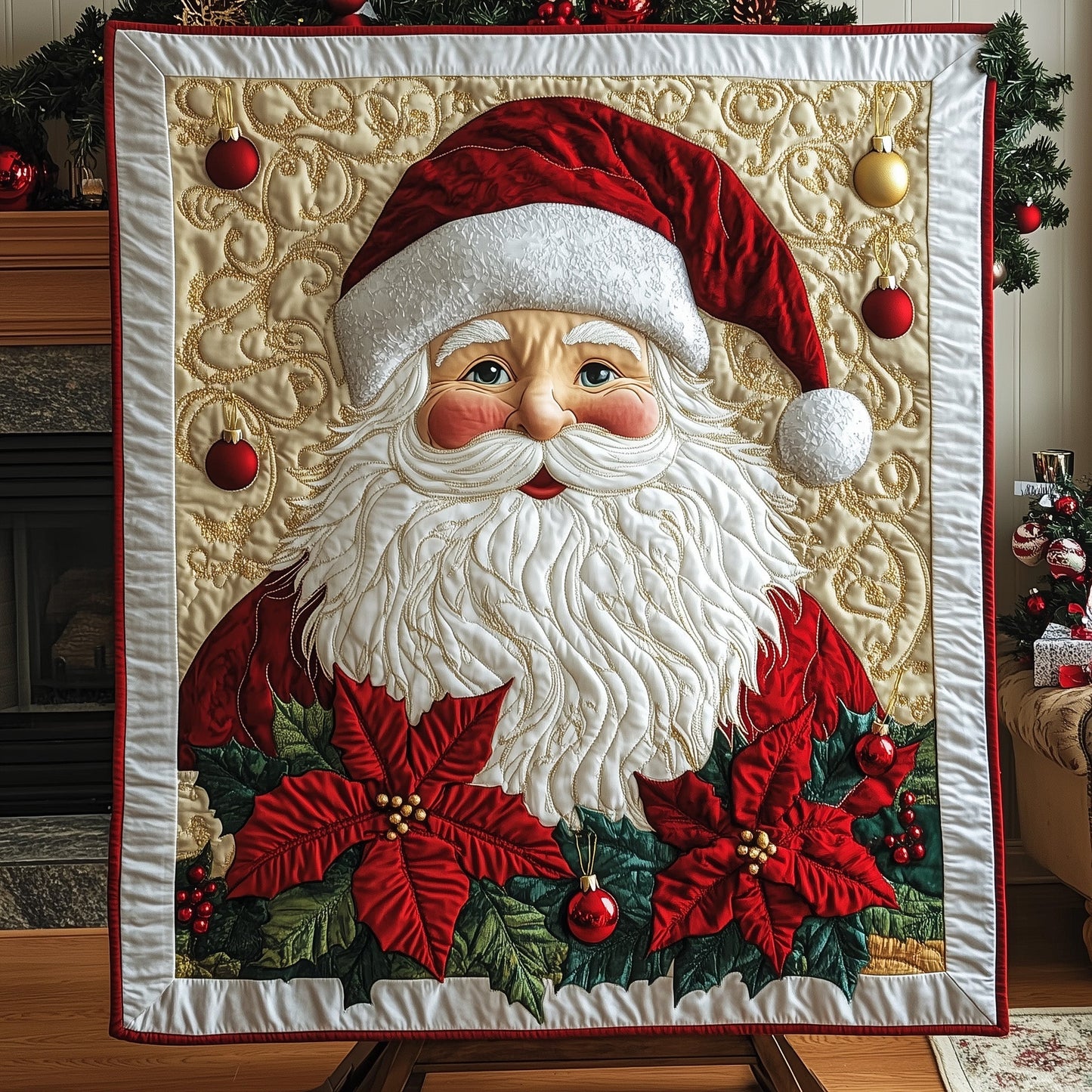 Santa Workshop Quilted Blanket GFTOTP12963