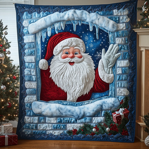 Santa Workshop Quilted Blanket GFTOTP12965