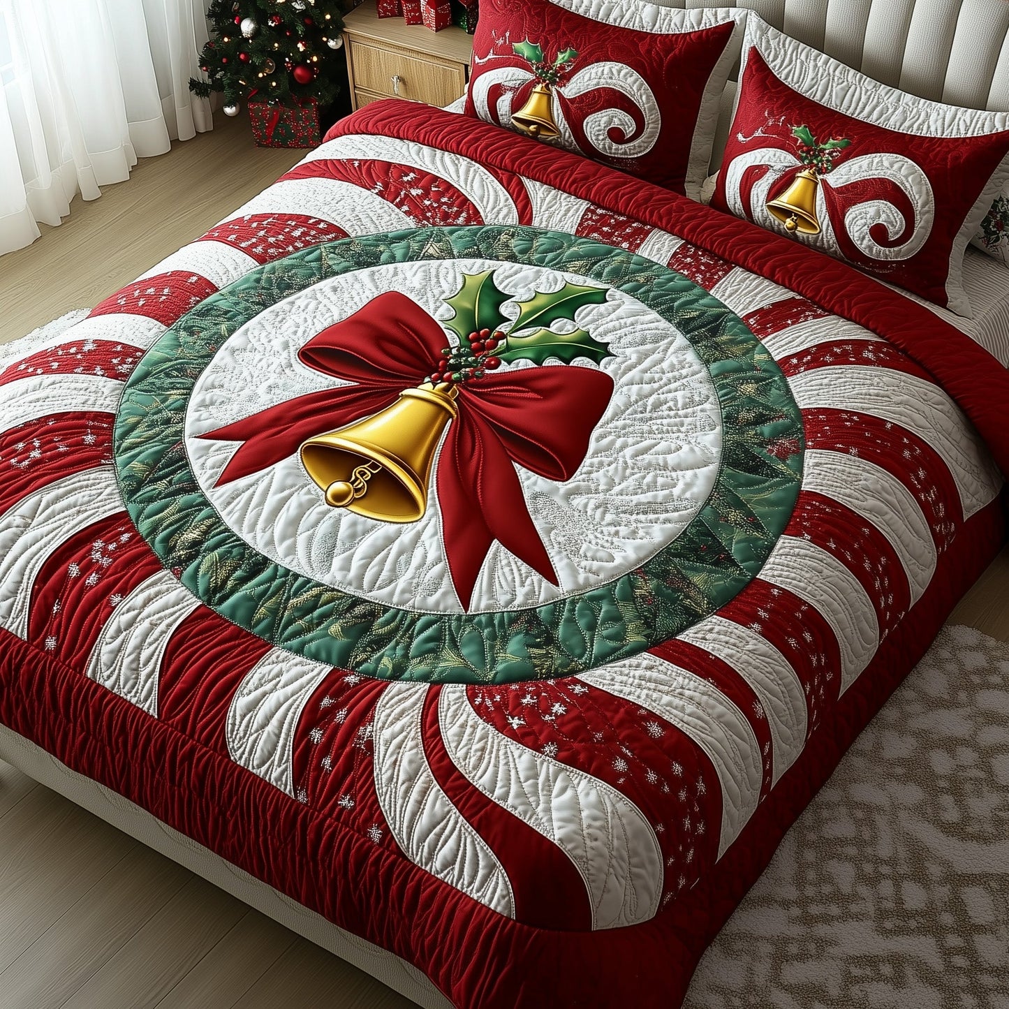 Christmas Bell Duvet Cover Set GFTOTP13002