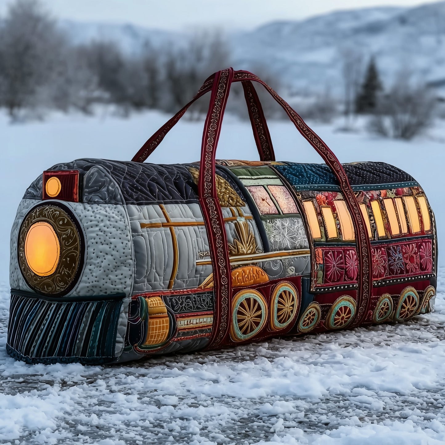 Holiday Express Quilted Duffle Bag GFTOTP13008