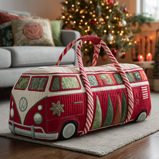 Christmas Ride Quilted Duffle Bag GFTOTP13011