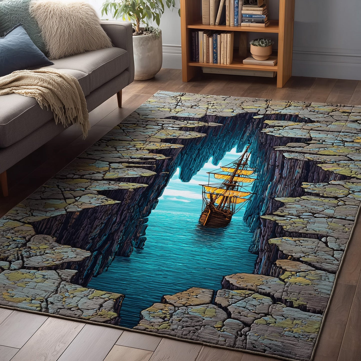 Sailing Vessel Area Rug GFTOTP13020