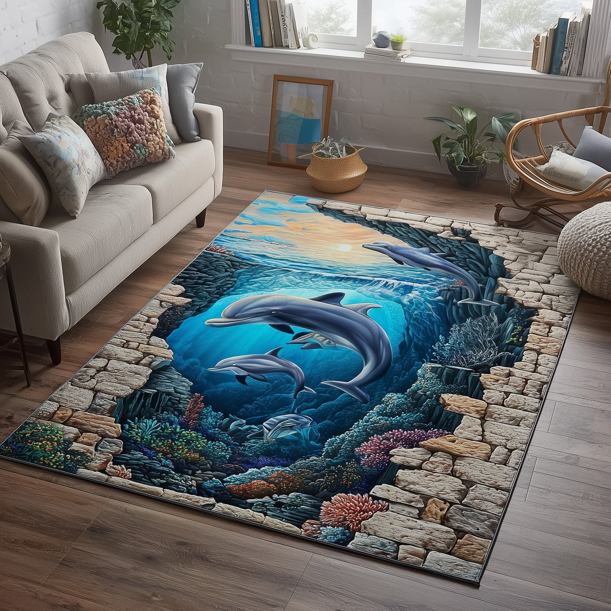 Patchique Rugs Marine Sanctuary Area Rug GFTOTP13022 – Patchique Store