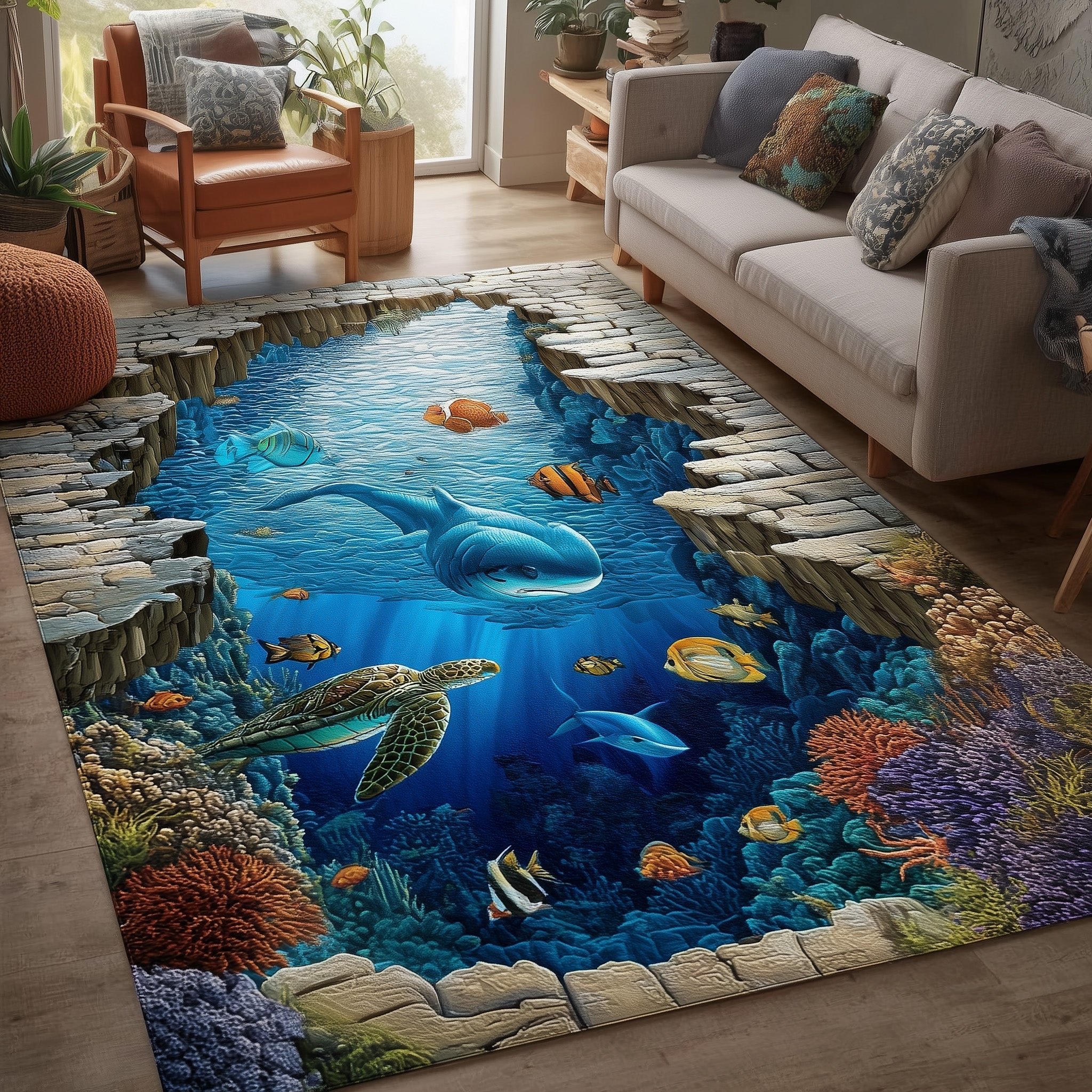 Patchique Rugs Marine Sanctuary Area Rug GFTOTP13023 – Patchique Store
