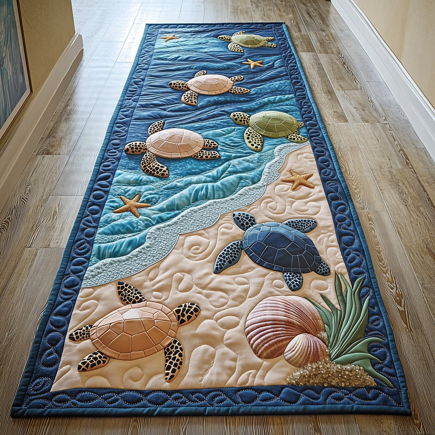 Tidal Rhythm Runner Rug GFTOTP13033