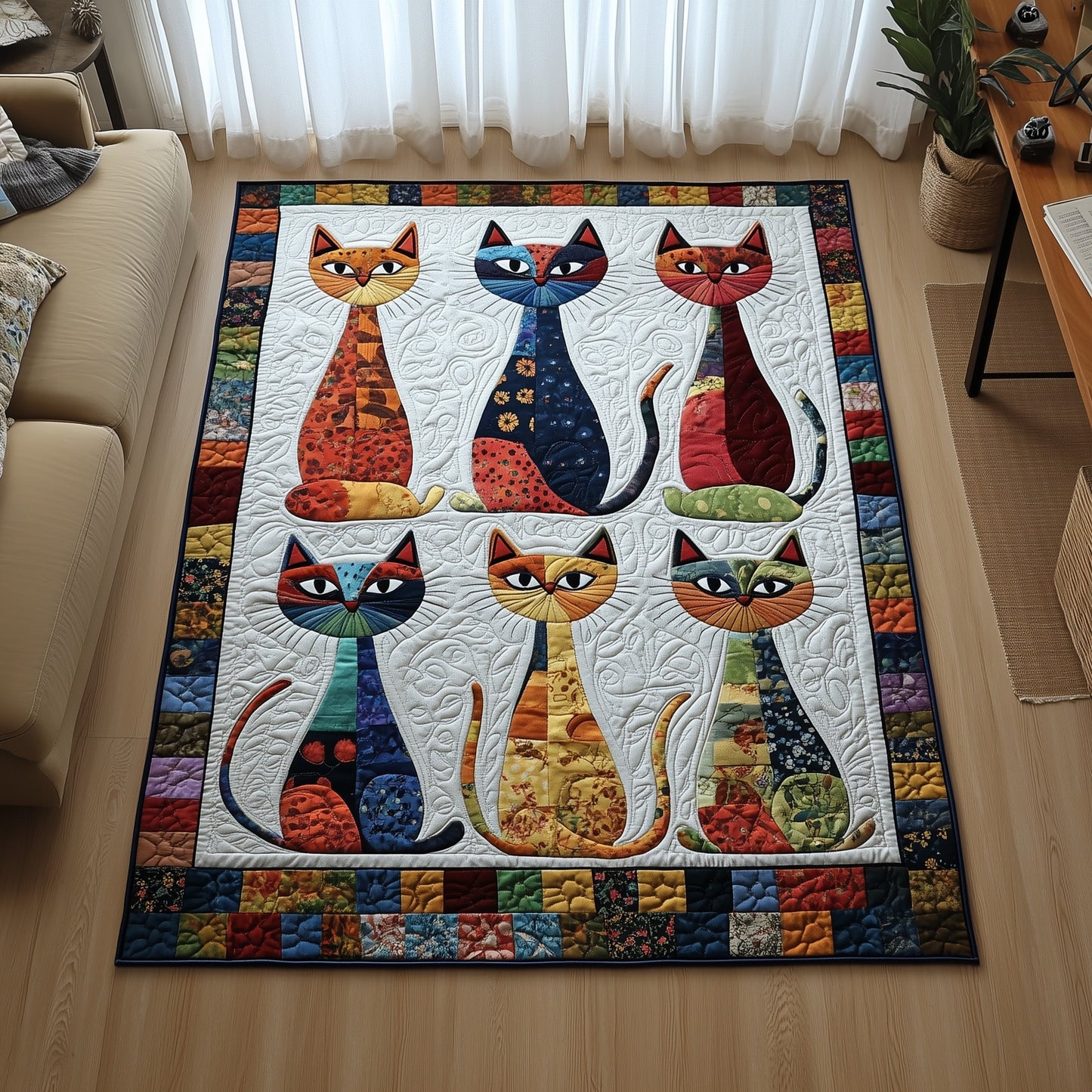 Whiskered Companion Area Rug GFTOTP13132