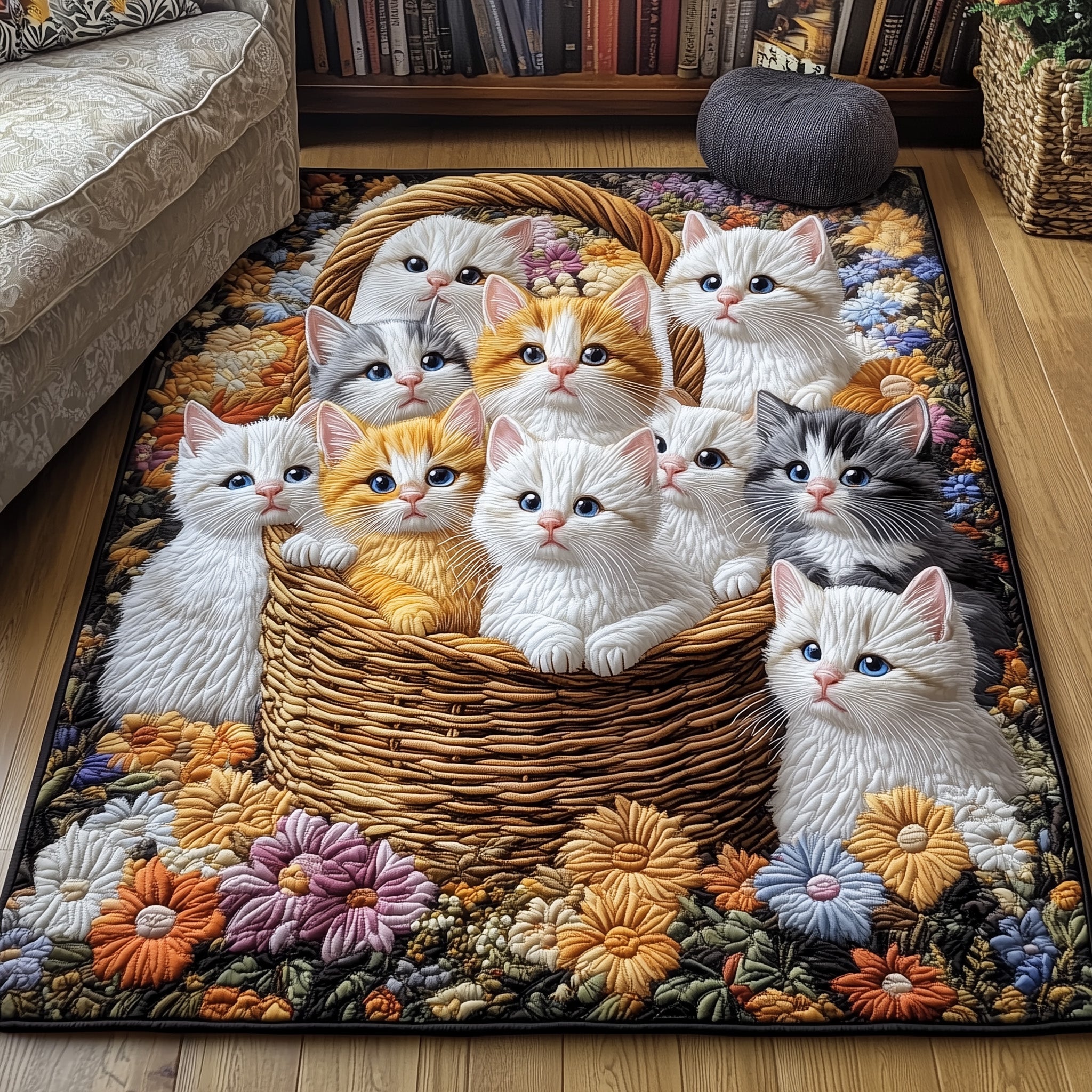 Patchique Rugs Whiskered Companion Area Rug GFTOTP13136 – Patchique Store