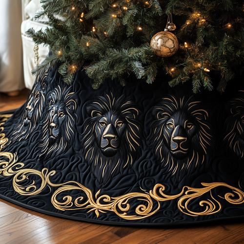 Majestic Lion Quilted Tree Skirt GFTOTP1313