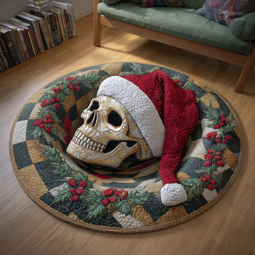Merry Macabre Quilted Round Mat GFTOTP13157