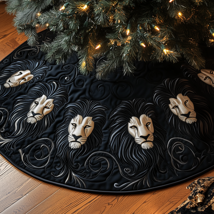 Majestic Lion Quilted Tree Skirt GFTOTP1315