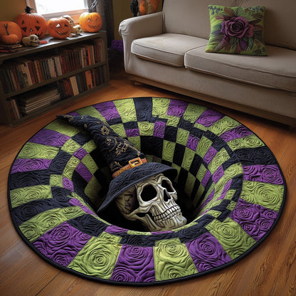 Haunted Bone Quilted Round Mat GFTOTP13164