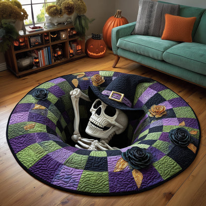 Haunted Bone Quilted Round Mat GFTOTP13165