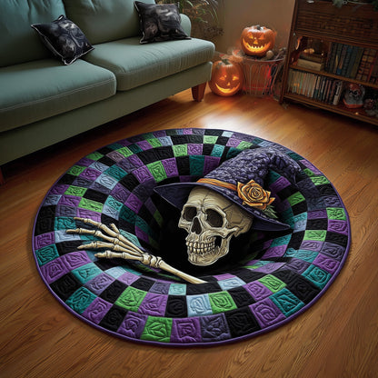 Haunted Bone Quilted Round Mat GFTOTP13166
