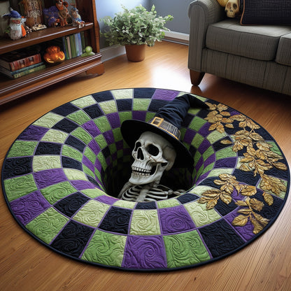 Haunted Bone Quilted Round Mat GFTOTP13167