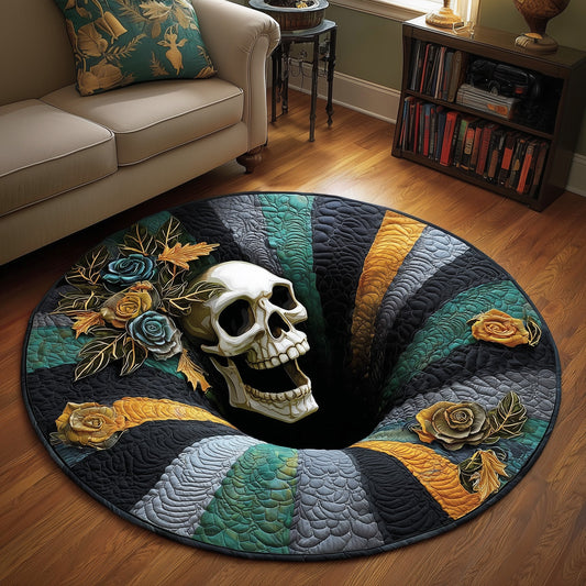 Haunted Bone Quilted Round Mat GFTOTP13168