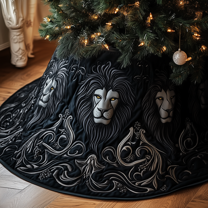Majestic Lion Quilted Tree Skirt GFTOTP1317