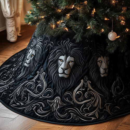 Majestic Lion Quilted Tree Skirt GFTOTP1317