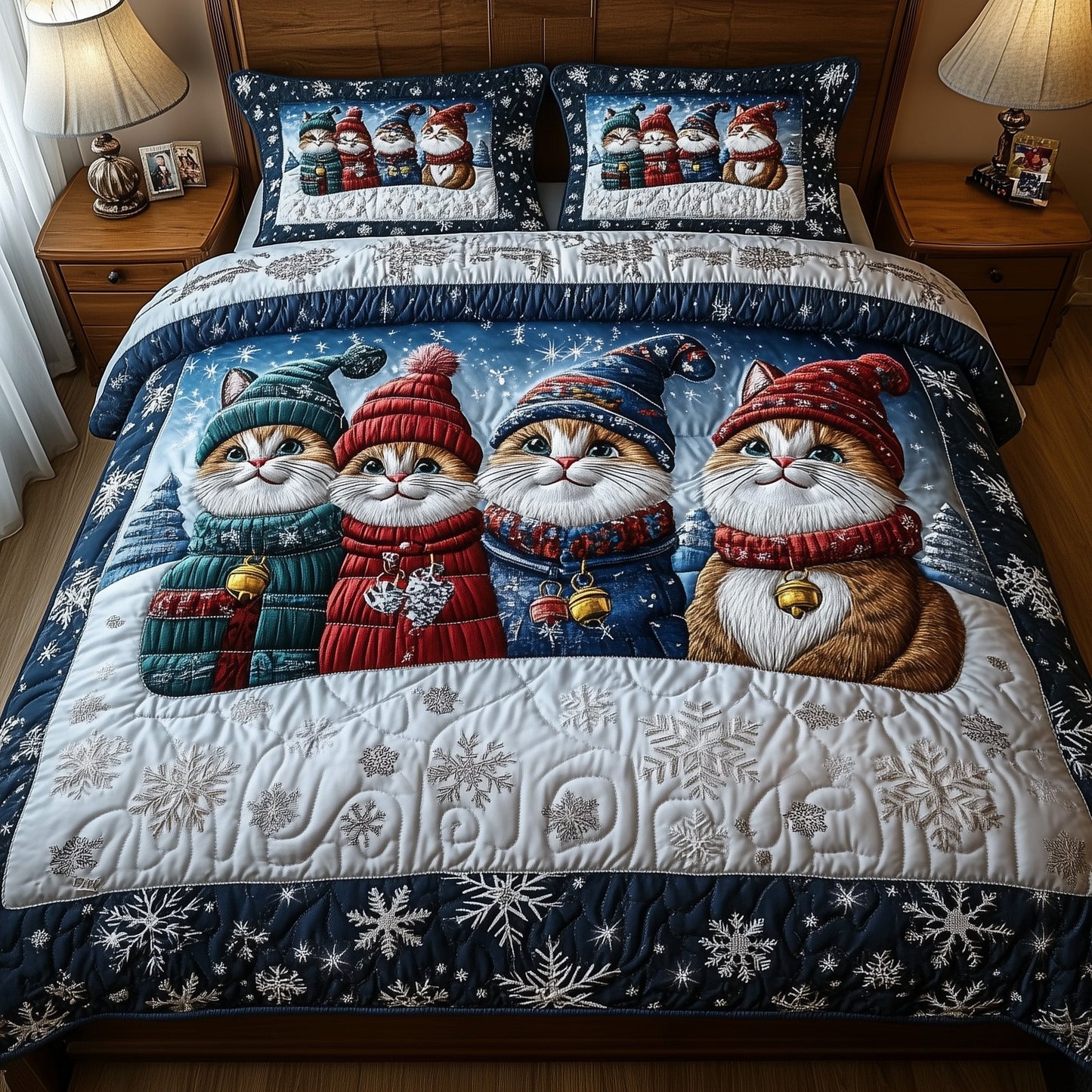 Holiday Purrfect Duvet Cover Set GFTOTP13205