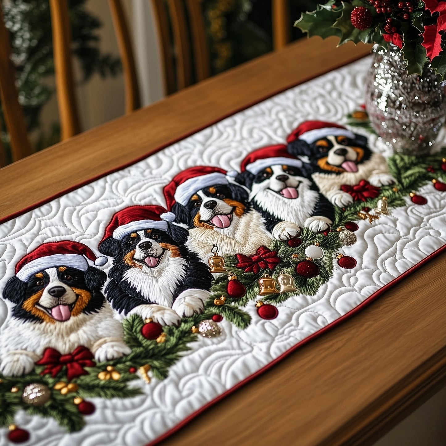 Alpine Holiday Quilted Table Runner GFTOTP13228