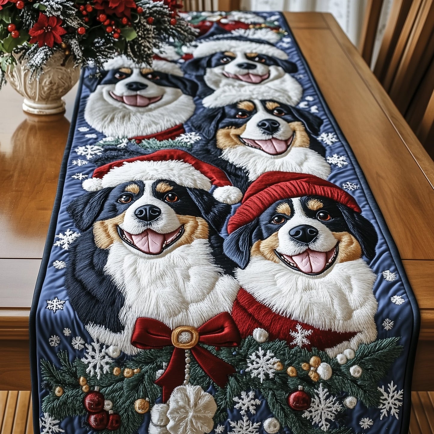 Alpine Holiday Quilted Table Runner GFTOTP13229
