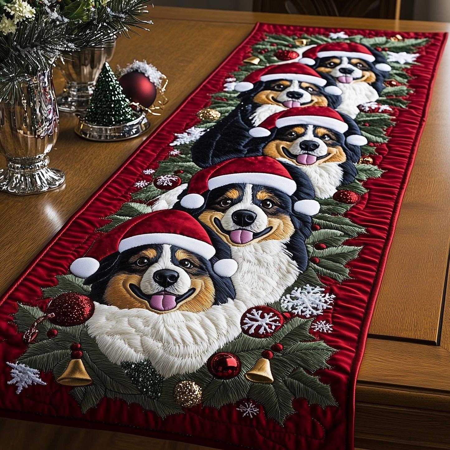 Alpine Holiday Quilted Table Runner GFTOTP13231