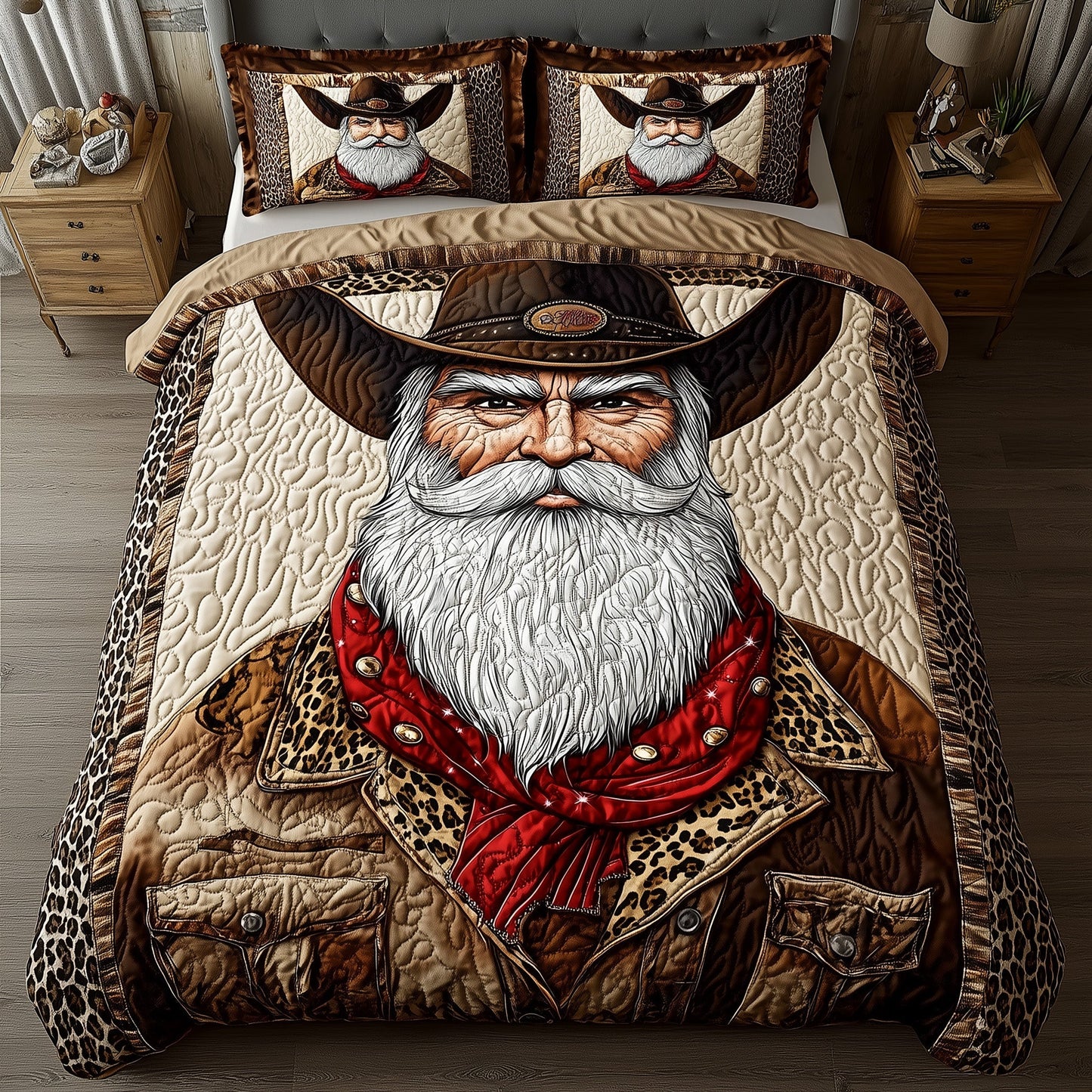 Howdy Santa Charm Duvet Cover Set GFTOTP13239