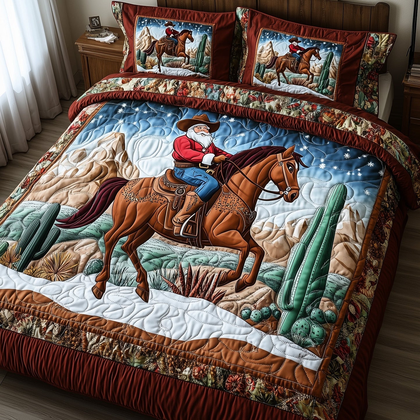 Howdy Santa Charm Duvet Cover Set GFTOTP13240