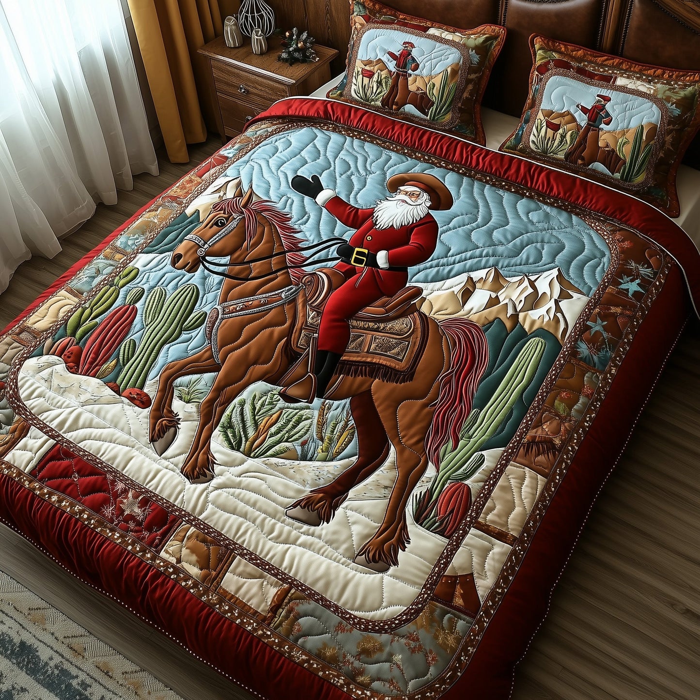Howdy Santa Charm Duvet Cover Set GFTOTP13241