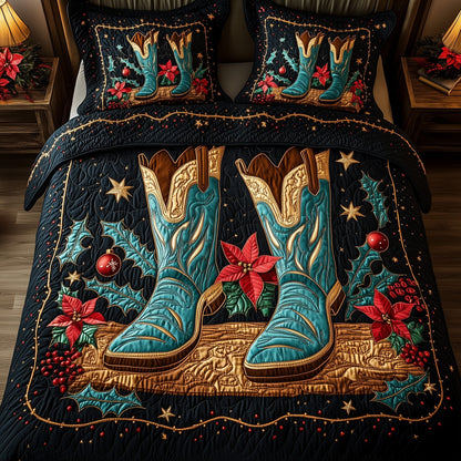Cowboy Yuletide Duvet Cover Set GFTOTP13252