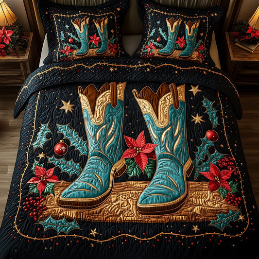 Cowboy Yuletide Duvet Cover Set GFTOTP13252