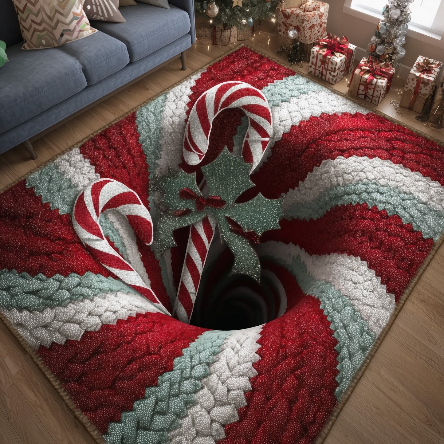 Merry Stripes Area Rug GFTOTP13264