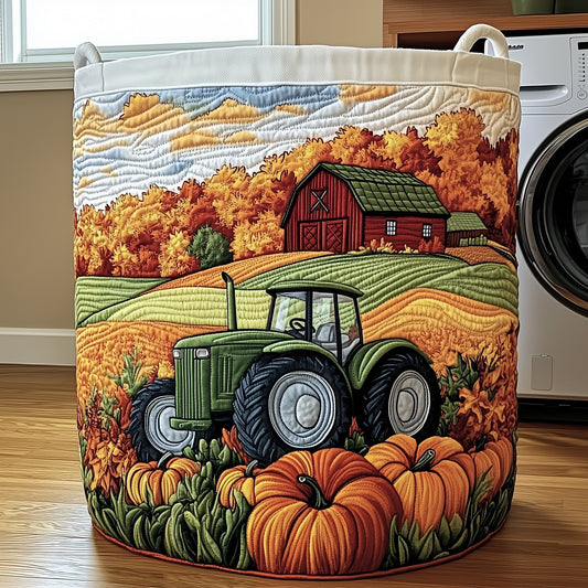 Prairie Breeze Quilted Laundry Basket GFTOTP13285