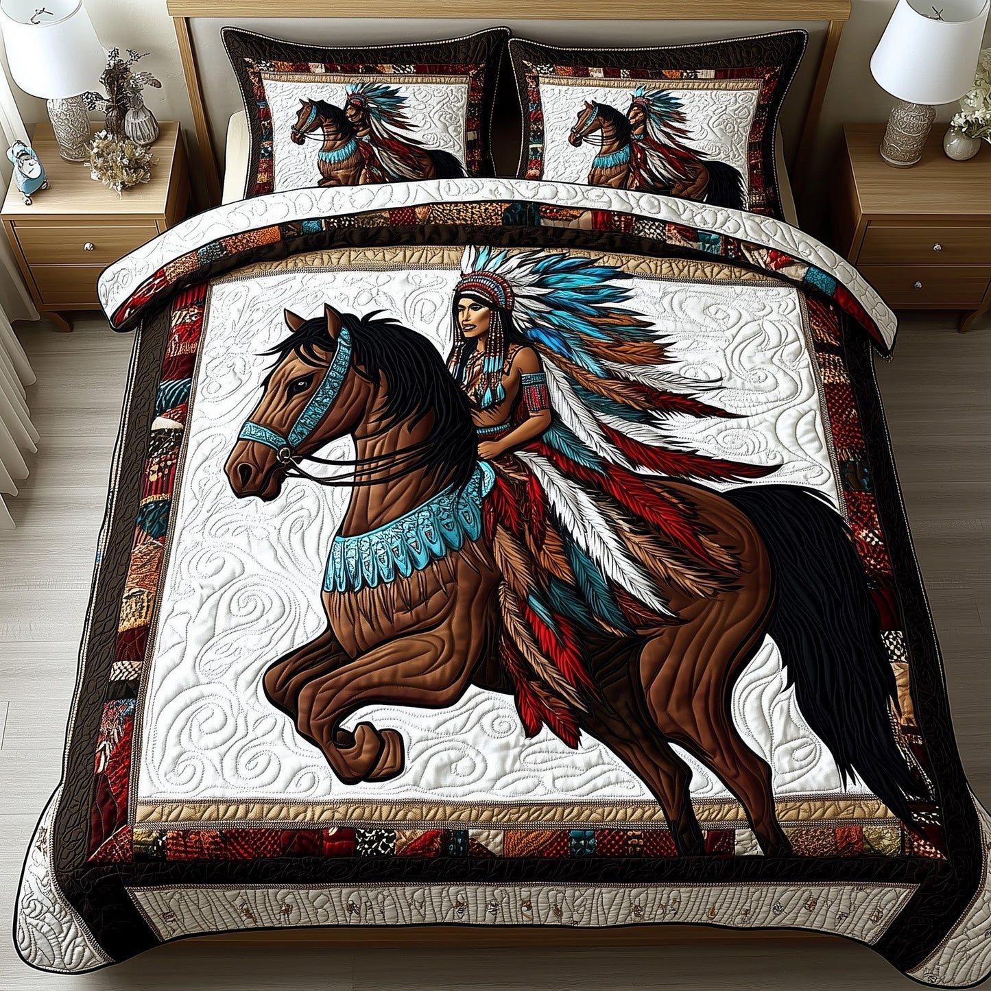 Tribal Queen Duvet Cover Set GFTOTP13300