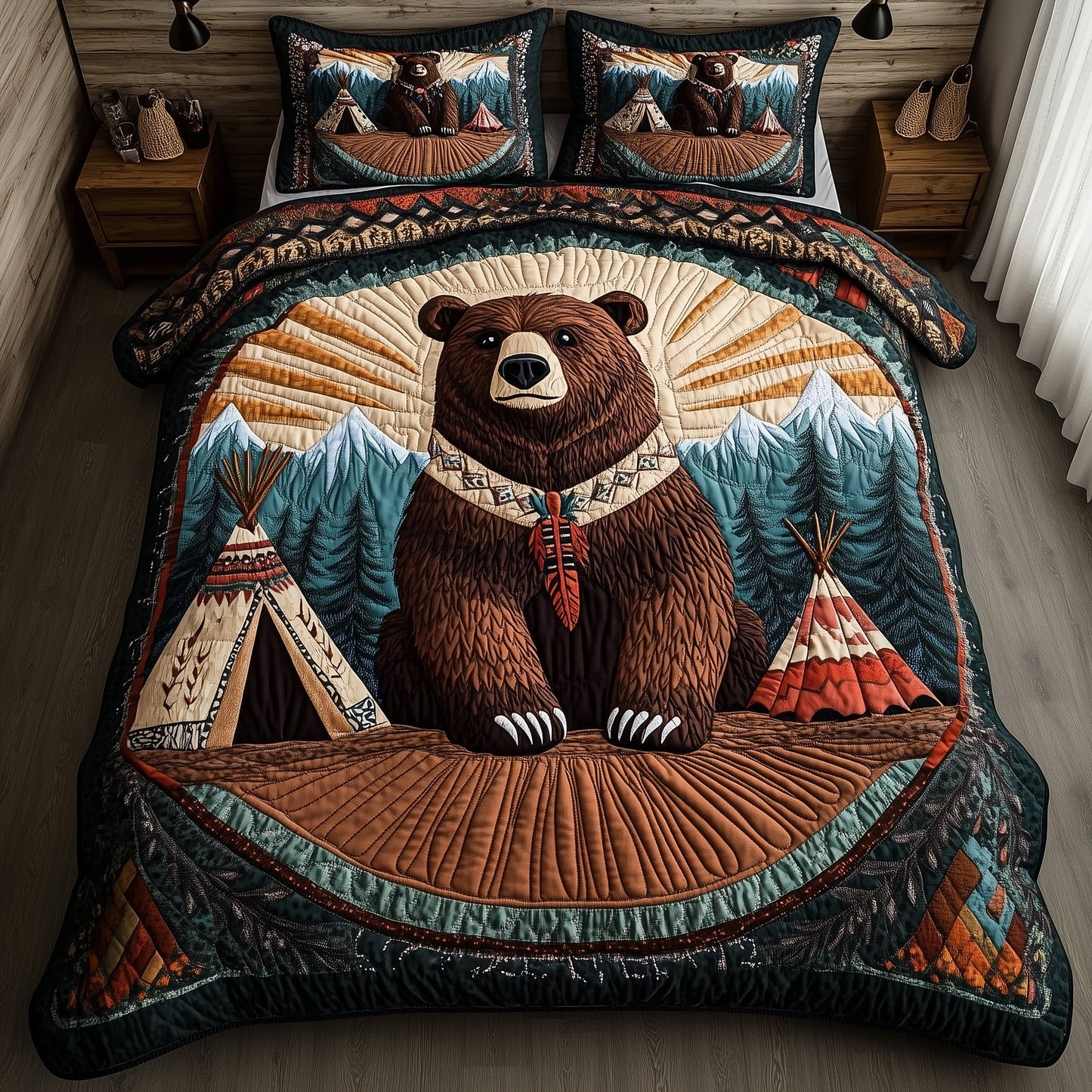 Spirit Grizzly Duvet Cover Set GFTOTP13302