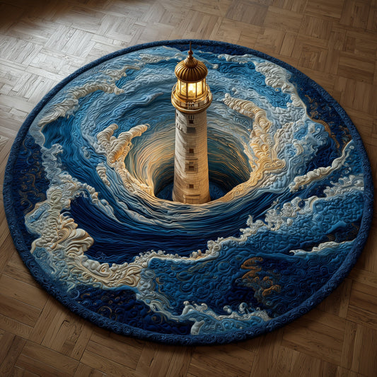 Marine Sinkhole Quilted Round Mat GFTOTP13330