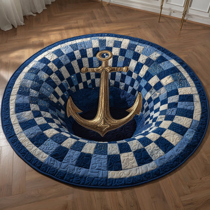 Marine Sinkhole Quilted Round Mat GFTOTP13332
