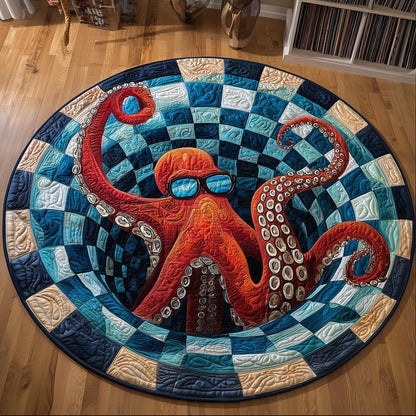Marine Sinkhole Quilted Round Mat GFTOTP13334