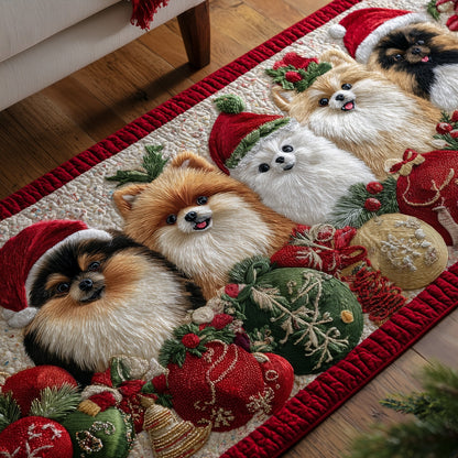 Jolly Pomeranian Runner Rug GFTOTP13350