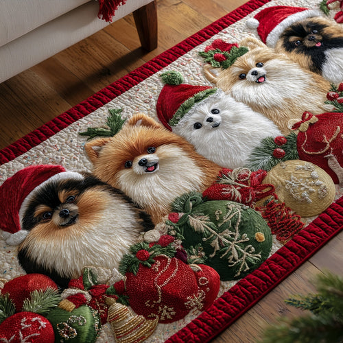 Jolly Pomeranian Runner Rug GFTOTP13350