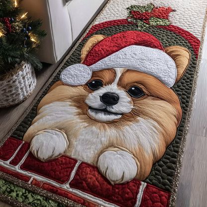 Jolly Pomeranian Runner Rug GFTOTP13351
