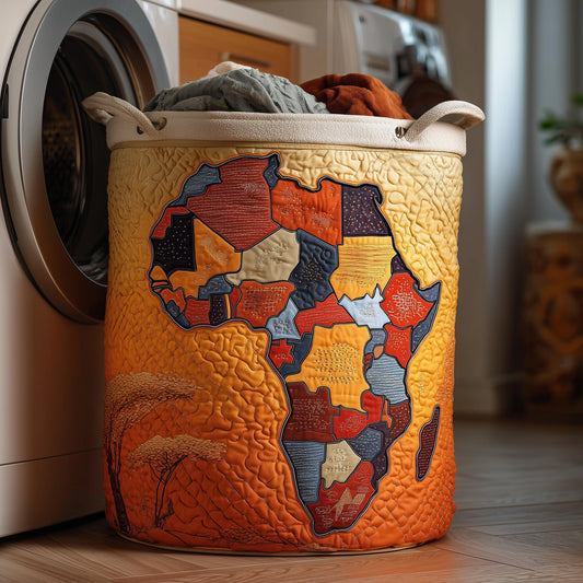 Golden Glow Quilted Laundry Basket GFTOTP13369