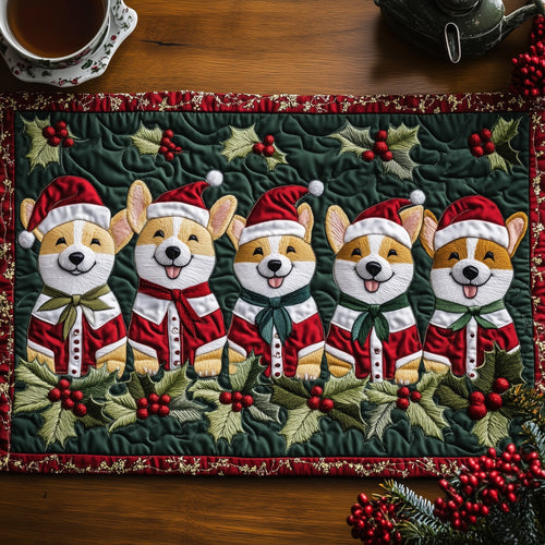 Corgi Charm Quilted Placemat GFTOTP13381