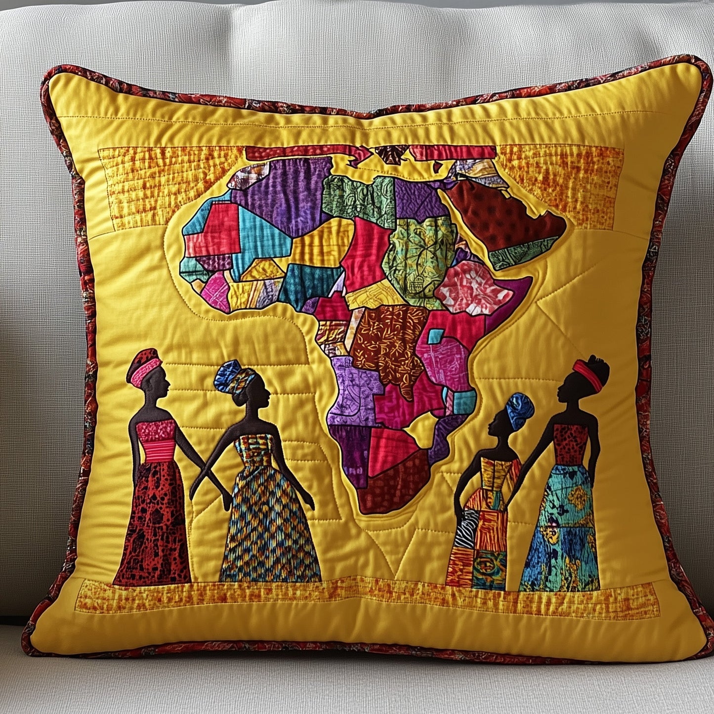 African Heritage Quilted Pillow Case GFTOTP13383