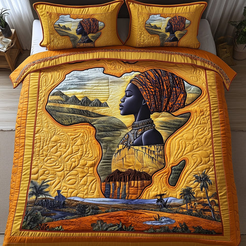 Golden Glow Duvet Cover Set GFTOTP13388