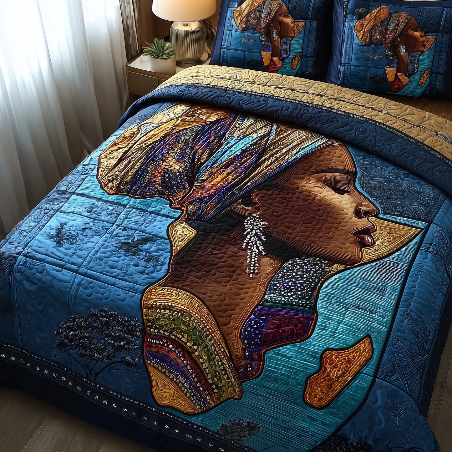 Golden Glow Duvet Cover Set GFTOTP13389