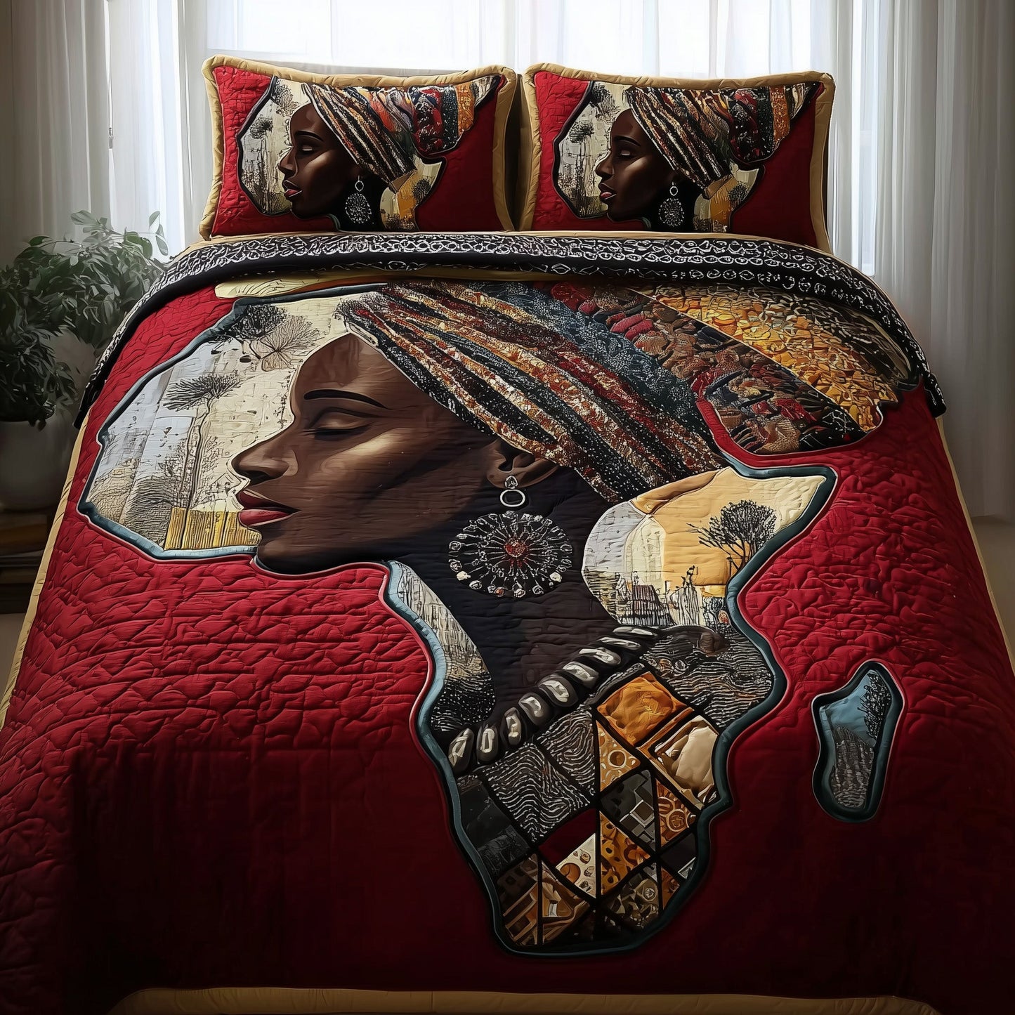 Golden Glow Duvet Cover Set GFTOTP13390