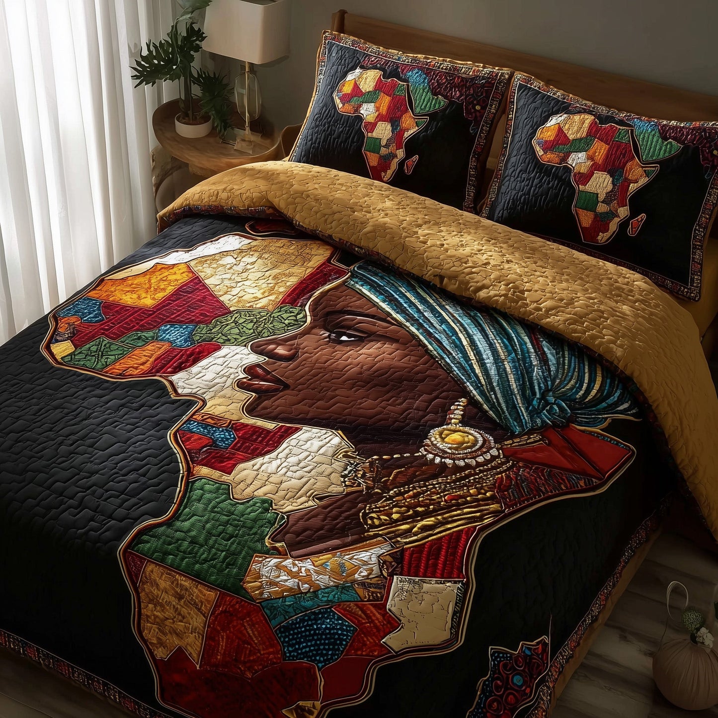 Golden Glow Duvet Cover Set GFTOTP13391